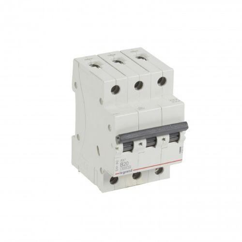 Picture of Moodulkaitselüliti RX3, 3P, 20A, B, 6kA, Legrand 