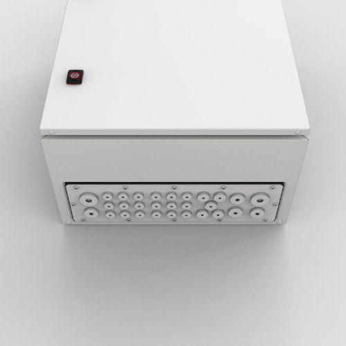 Picture of Kummist läbiviik M50, IP67, 27-35mm kaablile, hall, -40...+110C, HF, 10tk/pk, nVent Hoffman 