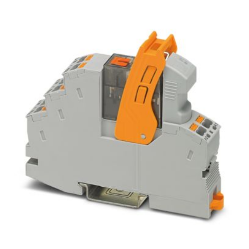 Picture of Minirelee+pesa, 2CO, 8A, 24VAC, LED+varistor, Push-in, Phoenix 