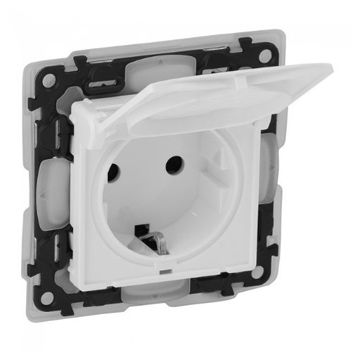 Picture of Pistikupesa 1-ne, 16A 250V IP44 schuko valge, Valena Life, LEGRAND 