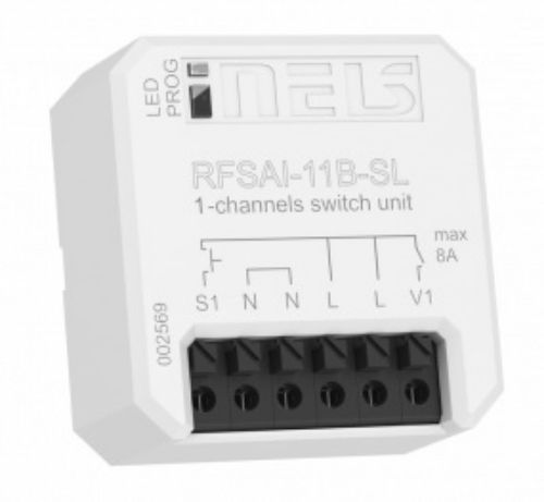 Изображение iNELS RF vastuvõtja/releemoodul (seadmetoosi), 1 NO, 230VAC, ELKO 