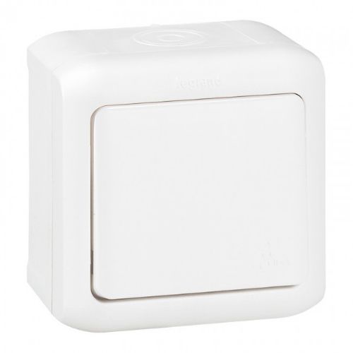 Изображение Veksellüliti 10A 230V pinnap., valge, IP44, FORIX, LEGRAND 
