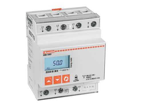 Изображение Moodularvesti 3F 80A taatluseta 2-tariifi, RS485 Modbus RTU, klass 1, laius 4mood, DMED3 LOVATO  