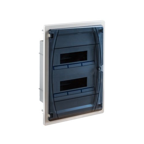 Picture of Süvistatav moodulkilp Gold-P, 24m(2x12), IP40, läbipaistev ,PE/N latiga, IDE 