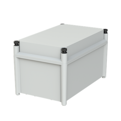 Изображение Polüester kilp APO 31 hall kaas kruvidel IP67 300x185x175mm, ABB 