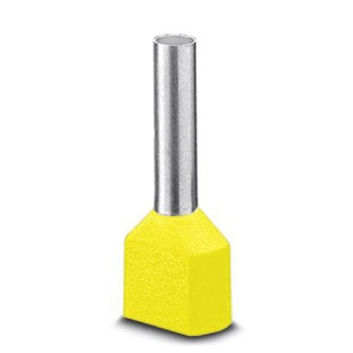 Изображение Cu-otsahülss 2x6-14 kraega, kollane (100tk/pk), Phoenix 