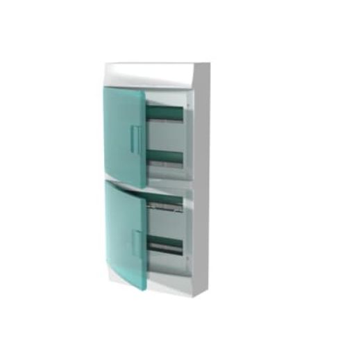 Изображение Pinnapealne moodulkilp Mistral 48m(4x12) . läbipaistva uksega IP41 PE/N latiga, ABB 