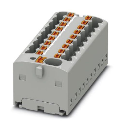 Изображение Jaotusklemm PTFIX 4mm²/18x1.5mm², hall, (lisada DIN adapter 1049497), Phoenix 