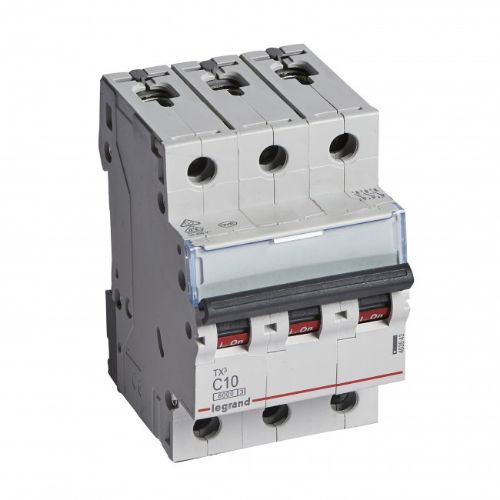 Изображение Moodulkaitselüliti TX3, 3P, 10A, C, 6kA, Legrand 