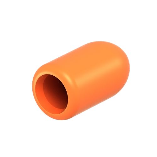 Изображение Kaitsekork, GR KS 3.9 OR, korvrennile 3,9mm, 500tk/pk, PVC, oranž, RAL 2004, OBO 