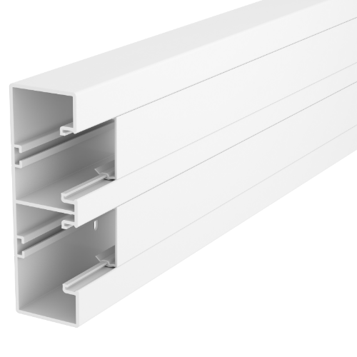 Изображение Seadmekarbik, Rapid 45-2 2-osaline, 53x165x2000, PVC, polaarvalge, RAL 9010, OBO 