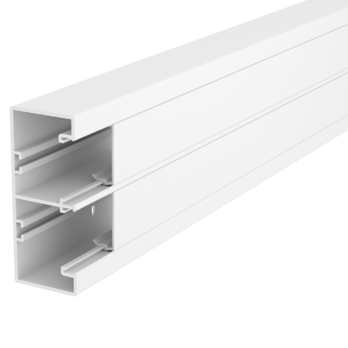 Изображение Seadmekarbik, Rapid 45-2 2-osaline, 53x130x2000, PVC, polaarvalge, RAL 9010, OBO 