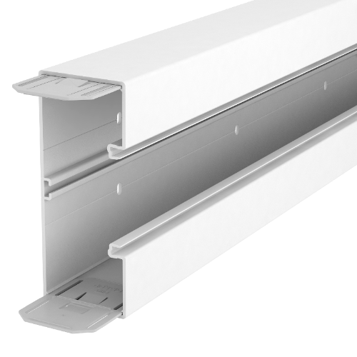 Изображение Seadmekarbik, põhjaperforatsiooniga, 70x170x2000, GK-70170RW, PVC, polaarvalge, kaaneta, (kaas 62786