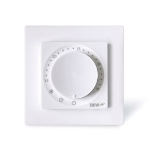 Изображение Termostaat Devireg Room, LED ekraan, 16A 230V, 4...45C põrand, 4...35C õhk, valge, DEVI 