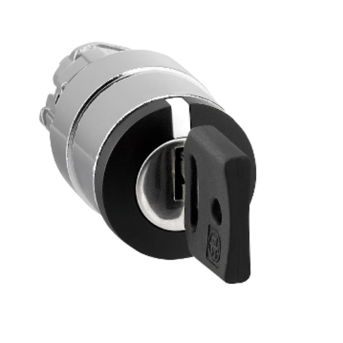 Picture of Selektorlüliti VÕTMEGA ZB4, 0-1 ( võti välja 0 ), metall, IP66, ilma adapterita, Schneider 