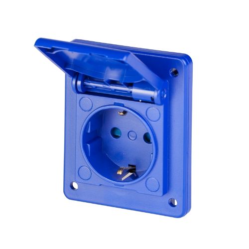 Изображение Kilbipesa SCHUKO 16A 2P+E 250V IP54 87x70mm, SCAME 