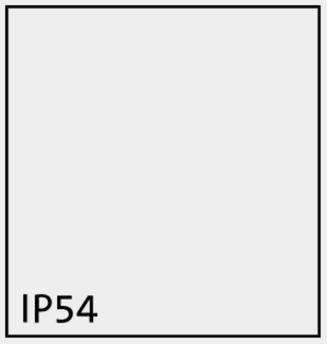 Picture of Pimekate kummist, IP54 hall ICOTEK 