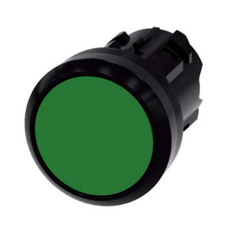Изображение Surunupp 3SU, ROHELINE, madal, IP67, ilma adapterita, Siemens 