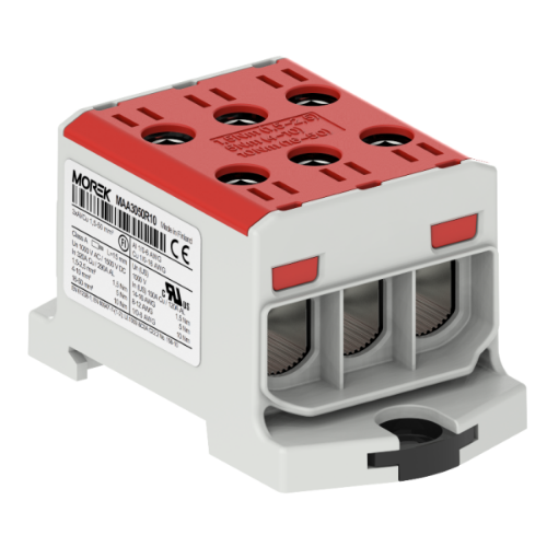 Picture of Hargnemisklemm OTL50-3, punane, 3xAl/Cu 1.5-50mm², 1000V, Morek 