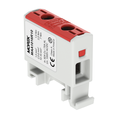 Picture of Riviklemm OTL16, punane, 1xAl/Cu 1.5-16mm², 1000V, Morek 