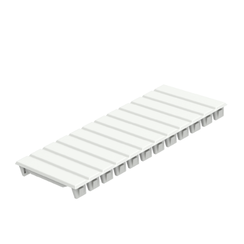 Picture of Katteplaat DIN avakate, 6m, L108mm, hall, Morek 