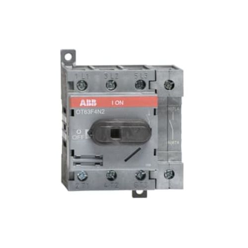 Picture of Koormuslüliti 4P, AC22 500V/63A 690V/63A, AC23 500V/45A 690V/20A DIN-liistu ja põhjakinnitusega, ABB