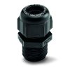 Picture of Läbiviik M25, plast, EX II 2 GD, pika keermega, tihendiga, kaablile 10-16mm, IP68, must, Scame 