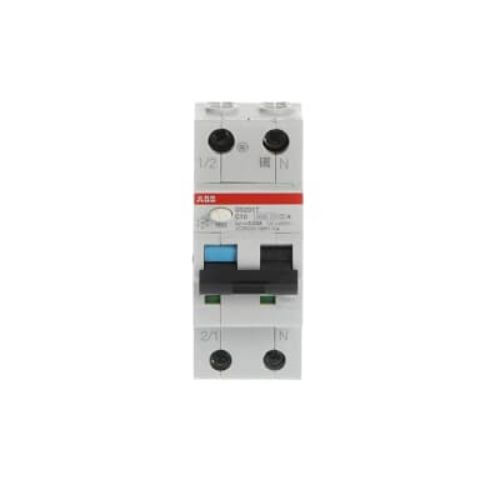 Изображение Kombikaitselüliti (RCBO) DS201, 1P+N, 13A, C, 30mA, A, 2mod, ABB 