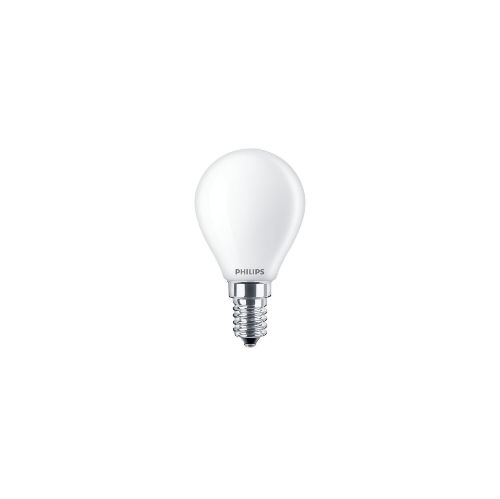 Изображение P45 LED-lühtrilamp 4.3W/827 E14 470lm 220-240V matt klaas L80mm D45mm PHILIPS 