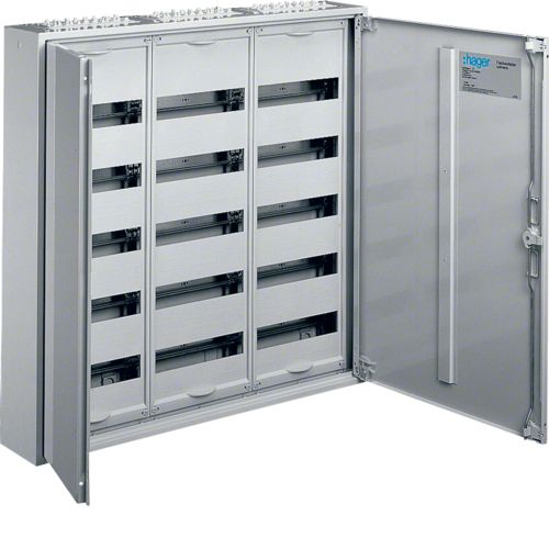 Picture of Moodulkilp FWB, pinnapealne, 180m(3x5x12), IP44, valge, PE/N latiga, IP 800x800x160mm, Hager 