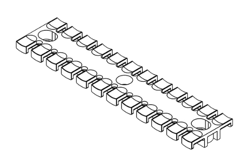 Picture of Kaabliläbiviigu raam 180x42mm ICOTEK 