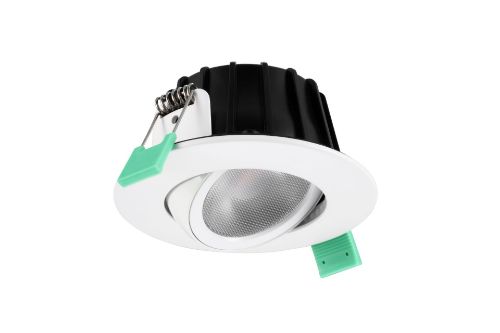 Picture of Kohtvalgusti Obico 5.4W/927-40 550lm 38D Triac Suunatav IP65 Ava 68mm Valge Sylvania 