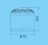 Picture of Sireen MLINE SIR-E MAX, ühenduskarbita, 65-115 dB ( 1m ), 64 tooni, HALL, IP66, SIRENA  