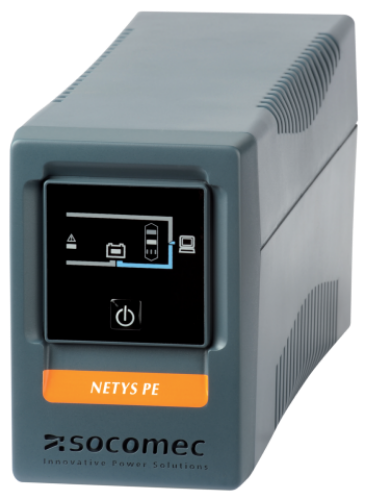 Picture of UPS NETYS Lineinteract. 850VA/480W 1F/1F 230VAC 4xIEC USB, RJ45, aku, 100x145x300mm, SOCOMEC 