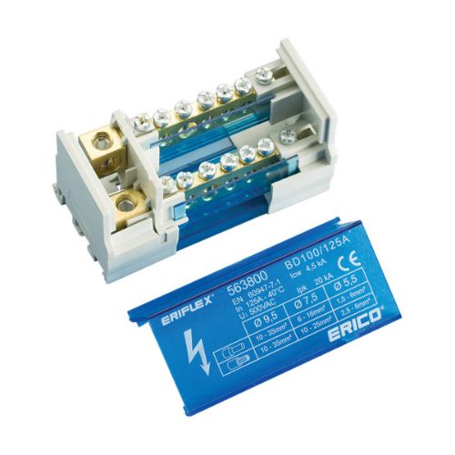 Picture of Jaotusplokk BD100/125AL 2P, 10-35/11x6+3x25mm2, nVent Eriflex 