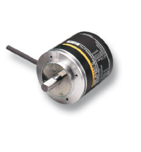 Picture of Absoluutenkooder E6F, ø60mm, võlli ø10mm, 12-24VDC, PNP, 360 imp/pööre, 2m kaabel, Omron 