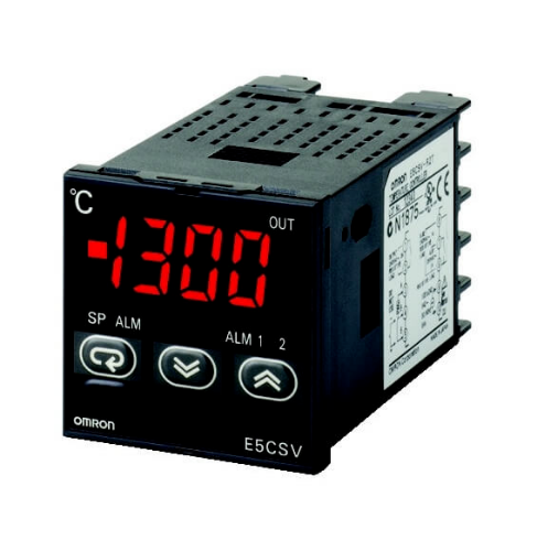 Picture of Temp.kontroller E5CSV, Sis: univers. Välj: 1 relee, 1 alarmrelee, 100 - 240VAC, Omron 