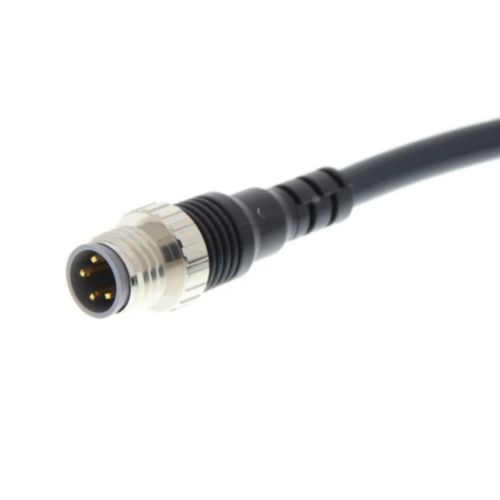 Picture of Andurikaabel PVC + pesa, IP67, -25...+70 C, 1m + M8 4-pin), Omron 