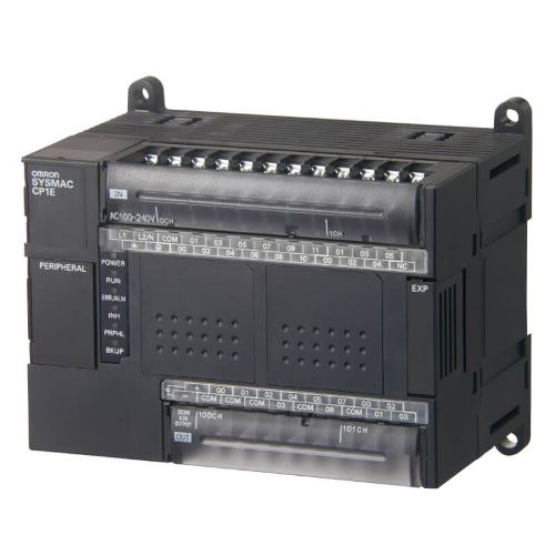 Picture of CP1E, 2kStep/kWord, 230VAC 18DI 12DO (relee) +3, USB 