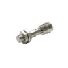 Picture of Ind.andur E2E, M8, Sn=2mm, Shielded, PNP-NO, IO-Link, SUS korpus 43mm, pistik M12 4-pin, Omron 