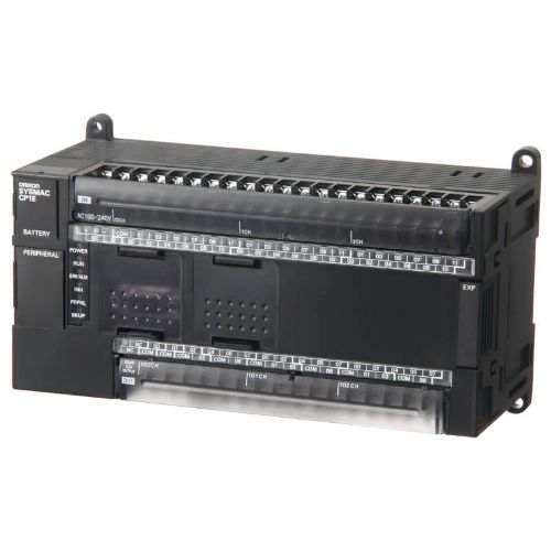 Picture of CP1E, 8kStep/kWord, 24VDC, 36DI 24DO (relee), RS232, +1 serial, +3, USB 