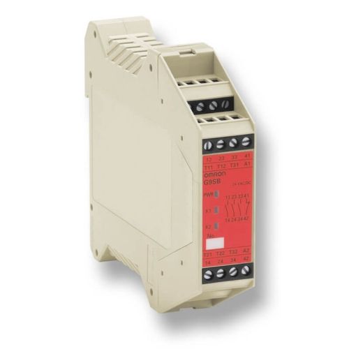 Picture of Turvarelee 3NO/1NC 24VAC/DC, 1või2-kanalit, +common ( andurid ), manual restart, max. kat.4, Omron 