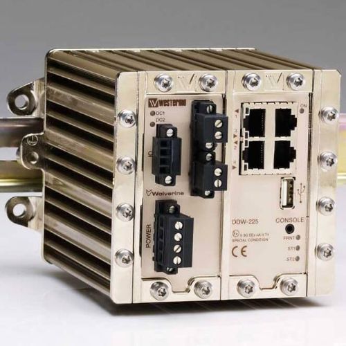 Picture of Westermo Wolverine Redundant Ring Ethernet Extender SHDSL 20...48VDC, Zone 2 Ex II 3G -40C...+70C 