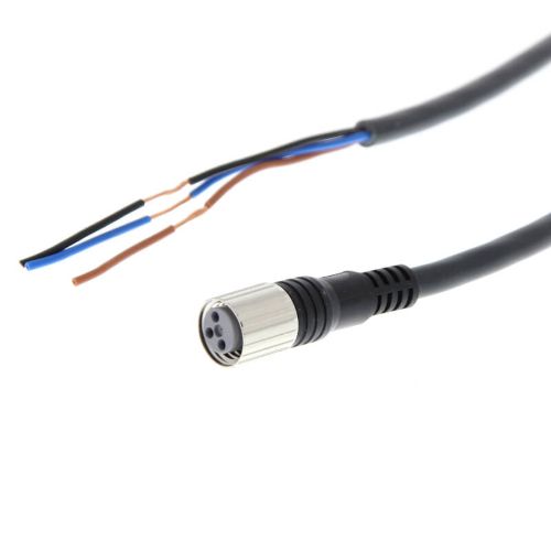 Picture of Andurikaabel(ROBOT) PUR + pesa, IP67, -40...+80 C, ( 5m + M8 3-pin ), Omron 