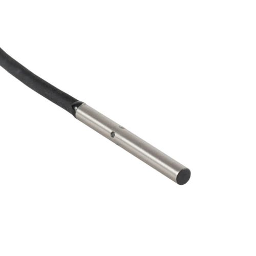 Picture of Ind.andur E2E, ø3mm, Sn=0.8mm, Shielded, PNP-NO, SUS, kaabel 2m, Omron 