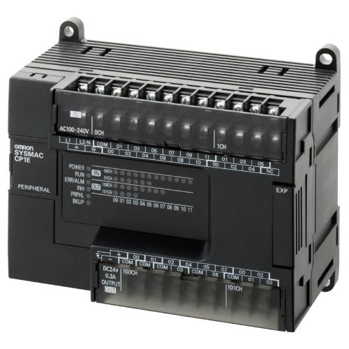 Picture of CP1E, 2kStep/kWord, 230VAC, 18DI 12DO (relee), USB 