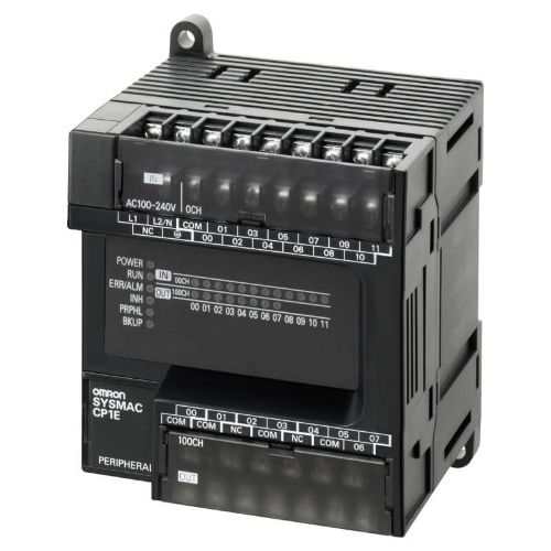 Picture of CP1E, 2kStep/kWord, 230VAC, 12DI 8DO (relee), USB 
