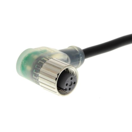 Picture of Andurikaabel PUR + pesa 90, IP67, -10...+80 C, LED, ( 5m + M12 4-pin ), Omron 