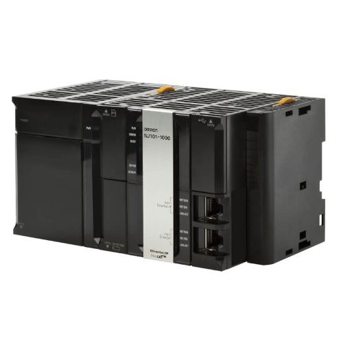 Picture of Sysmac NJ1 kontroller, 3MB. EtherCAT, EtherNet/IP, max 2 servo, 64 EtherCAT nodes 