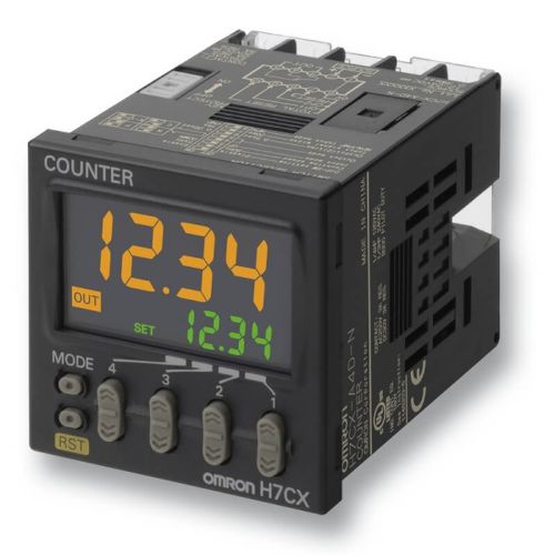 Picture of Aegrelee 4 näitu, sis. NPN/PNP, relee, 12-24 VDC/24 VAC, 11-pin, IP66, 48x48x64mm, Omron 
